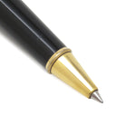 モンブラン Montblanc マイスターシュテュック クラシック ローラーボール ブラック×ゴールド メタル プレシャスレジン ボールペン ゴールド金具 黒インク インク切れ