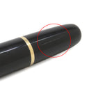 モンブラン Montblanc マイスターシュテュック クラシック ローラーボール ブラック×ゴールド メタル プレシャスレジン ボールペン ゴールド金具 黒インク インク切れ