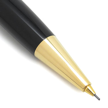 モンブラン Montblanc マイスターシュテュック メカニカルペンシル ブラック×ゴールド GP プレシャスレジン 文具 シャープペンシル シャーペン ツイスト式