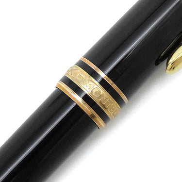 モンブラン Montblanc マイスターシュテュック メカニカルペンシル ブラック×ゴールド GP プレシャスレジン 文具 シャープペンシル シャーペン ツイスト式