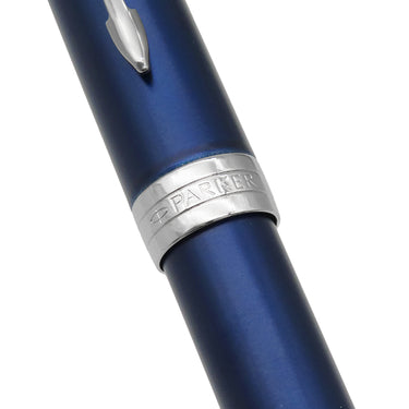 パーカー PARKER ソネット ブルーラッカーCT 1950885 ブルー×シルバー ステンレススチール ラッカー K18WG(ペン先) 万年筆 カートリッジ コンバーター両用式 F(細字)