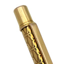 カルティエ Cartier ハッピーバースデー 2C C ドゥ カルティエ ゴールド GP ボールペン ロゴ 総柄 黒インク ツイスト式 筆記確認済み