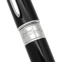 エス・テー・デュポン S.T DUPONT ラインD エタニティ 425220L ブラック×シルバー ラッカー アルミニウム ボールペン 黒インク 筆記確認済み ラージサイズ