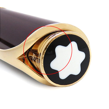 モンブラン Montblanc スペシャルエディション ミューズ プリンセス グレース･デ･モナコ パープル×ローズゴールド 樹脂系 GP ピンクトパーズ ボールペン 紫 インク切れ トパーズ