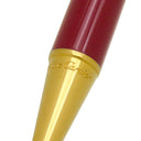 カルティエ Cartier トリニティ ボルドー×ゴールド GP レジン ボールペン 黒インク ツイスト式 筆記確認済み