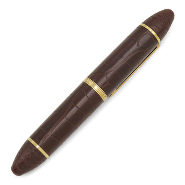ルイヴィトン LOUIS VUITTON カーゴ アリゲーター ブラウン×ゴールド GP アリゲーター K18(ペン先) 万年筆 ゴールド金具 クロコ K18ペン先 カートリッジ未装着