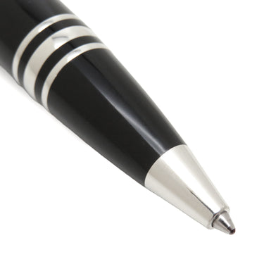 モンブラン Montblanc スターウォーカー ブラック×シルバー メタル プレシャスレジン ボールペン ツイスト式 黒インク 筆記確認済み