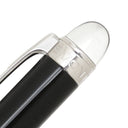 モンブラン Montblanc スターウォーカー ブラック×シルバー メタル プレシャスレジン ボールペン ツイスト式 黒インク 筆記確認済み