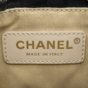 シャネル CHANEL マトラッセ 巾着 ドローストリング ブラック ベルベット ショルダーバッグ ゴールド金具 黒 ココマーク ココボール