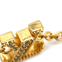 ルイヴィトン LOUIS VUITTON LV アイコニック M00587 ゴールド GP ストラス ブレスレット LVサークル LVイニシャル モノグラム･フラワー