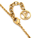 ルイヴィトン LOUIS VUITTON LV アイコニック M00587 ゴールド GP ストラス ブレスレット LVサークル LVイニシャル モノグラム･フラワー