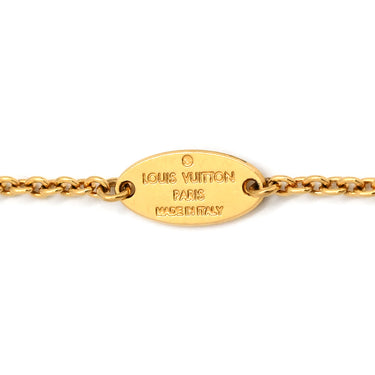 ルイヴィトン LOUIS VUITTON LV アイコニック M00587 ゴールド GP ストラス ブレスレット LVサークル LVイニシャル モノグラム･フラワー