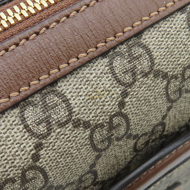 グッチ GUCCI GGスプリーム ショルダー 675891 ベージュ×ブラウン GGスプリームキャンバス ショルダーバッグ ゴールド金具 インターロッキングG
