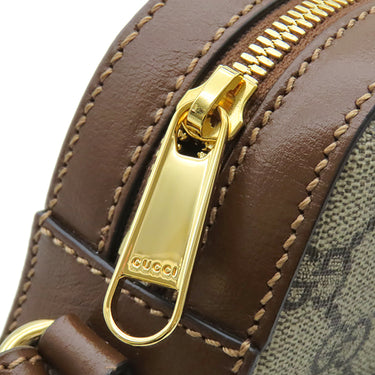 グッチ GUCCI GGスプリーム ショルダー 675891 ベージュ×ブラウン GGスプリームキャンバス ショルダーバッグ ゴールド金具 インターロッキングG