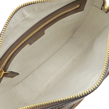 グッチ GUCCI GGスプリーム ショルダー 675891 ベージュ×ブラウン GGスプリームキャンバス ショルダーバッグ ゴールド金具 インターロッキングG