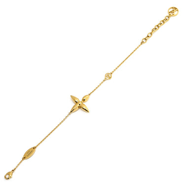 ルイヴィトン LOUIS VUITTON ブレスレット ルイゼット M00372 ゴールド GP ブレスレット モノグラムフラワー