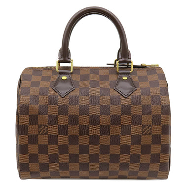 ルイヴィトン LOUIS VUITTON スピーディ25 N41365 ダミエエベヌ ダミエキャンバス ハンドバッグ ゴールド金具 茶 ボストンバッグ