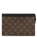 ルイヴィトン LOUIS VUITTON ガストン ウェアラブル ウォレット M14036 モノグラム×ブラック モノグラムマカサー ショルダーバッグ シルバー金具