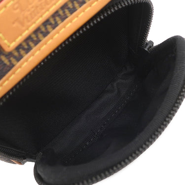 ルイヴィトン LOUIS VUITTON アマゾン メッセンジャー N40357 ブラウン×ベージュ モノグラムキャンバス ダミエエベヌジャイアントキャンバス ショルダーバッグ ブラック金具 LVスクエアード NIGO