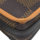 ルイヴィトン LOUIS VUITTON アマゾン メッセンジャー N40357 ブラウン×ベージュ モノグラムキャンバス ダミエエベヌジャイアントキャンバス ショルダーバッグ ブラック金具 LVスクエアード NIGO