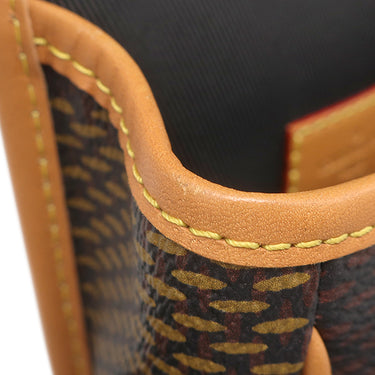 ルイヴィトン LOUIS VUITTON アマゾン メッセンジャー N40357 ブラウン×ベージュ モノグラムキャンバス ダミエエベヌジャイアントキャンバス ショルダーバッグ ブラック金具 LVスクエアード NIGO