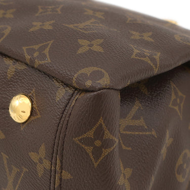 ルイヴィトン LOUIS VUITTON パラス M41175 モノグラム×スリーズ モノグラムキャンバス 2WAYバッグ ゴールド金具 茶 赤 ハンドバッグ