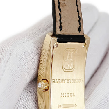 腕時計 ハリーウィンストン Harry Winston レディ アヴェニューC 330LQR AVCQHM19RR002 クオーツ レディース K18PG無垢 純正ダイヤ シェル