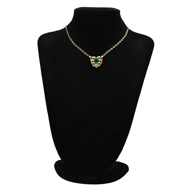 ミキモト MIKIMOTO エメラルド ダイヤ ハート グリーン×イエローゴールド K18YG エメラルド ダイヤモンド ネックレス 緑 MIKIMOTO 18K 18金 Au750