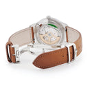腕時計 ジャガールクルト JAEGER LECOULTRE マスター コントロール デイト Q4018420 830.8.A0.S 自動巻き メンズ シルバー 青秒針