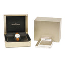 腕時計 ジャガールクルト JAEGER LECOULTRE マスター コントロール デイト Q4018420 830.8.A0.S 自動巻き メンズ シルバー 青秒針