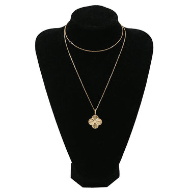 ヴァンクリーフアーペル Van Cleef & Arpels マジック アルハンブラ ロング VCARP4KO00 イエローゴールド K18YG ネックレス 1モチーフ 18K ギヨシェ 2WAY
