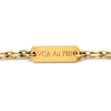 ヴァンクリーフアーペル Van Cleef & Arpels マジック アルハンブラ ロング VCARP4KO00 イエローゴールド K18YG ネックレス 1モチーフ 18K ギヨシェ 2WAY
