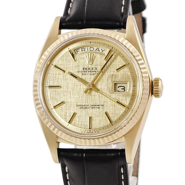 腕時計 ロレックス ROLEX デイデイト 36 1803 自動巻き メンズ 31番 K18YG無垢 シャンパン モザイク 70年代 ヴィンテージ
