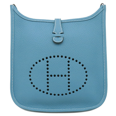 エルメス HERMES エヴリン 23 ニューブルージーン トリヨンクレマンス ショルダーバッグ シルバー金具 2025年製