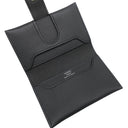 エルメス HERMES R.M.S ブラック エバーカラー カードケース シルバー金具 黒 2つ折り 名刺入れ ブラックラッカー