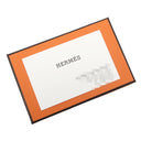 エルメス HERMES R.M.S ブラック エバーカラー カードケース シルバー金具 黒 2つ折り 名刺入れ ブラックラッカー