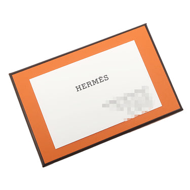 エルメス HERMES R.M.S ブラック エバーカラー カードケース シルバー金具 黒 2つ折り 名刺入れ ブラックラッカー