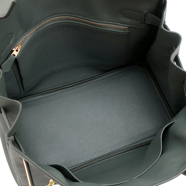 エルメス HERMES バーキン30 ヴェールアマンド ヴォーエプソン ハンドバッグ ゴールド金具
