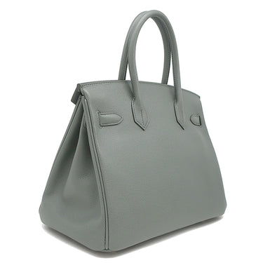 エルメス HERMES バーキン30 ヴェールアマンド ヴォーエプソン ハンドバッグ ゴールド金具