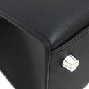 エルメス HERMES ケリー25 外縫い ブラック ヴォーエプソン 2WAYバッグ シルバー金具 新品 未使用 エレクトラム金具 2026年製