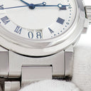 腕時計 ブレゲ BREGUET マリーンII ラージデイト 5817ST/12/SM0 自動巻き メンズ ギョウシェ ローマン 青針 コインエッジ