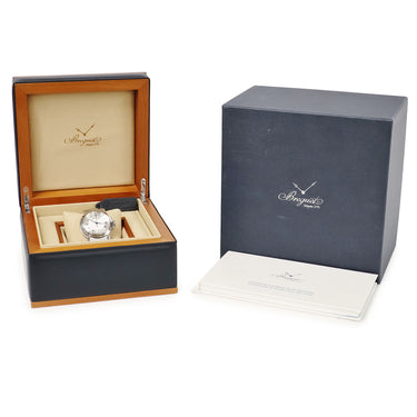 腕時計 ブレゲ BREGUET マリーンII ラージデイト 5817ST/12/SM0 自動巻き メンズ ギョウシェ ローマン 青針 コインエッジ