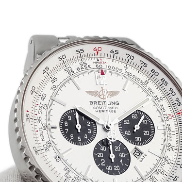 腕時計 ブライトリング BREITLING ナビタイマー ヘリテージ A355G11NP A35350 自動巻き メンズ OH済 クロノグラフ スモールセコンド