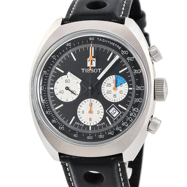 腕時計 ティソ TISSOT ヘリテージ 1973 T124.427.16.051.00 自動巻き メンズ 新品同様 クロノグラフ デイト スモールセコンド