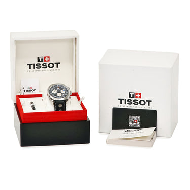 腕時計 ティソ TISSOT ヘリテージ 1973 T124.427.16.051.00 自動巻き メンズ 新品同様 クロノグラフ デイト スモールセコンド
