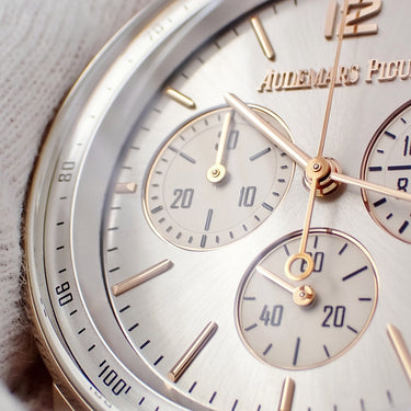 腕時計 オーデマピゲ AUDEMARS PIGUET CODE 11.59 バイ オーデマピゲ クロノ 26393CR.OO.A009CR.01 自動巻き メンズ K18WG×K18PG コンビ