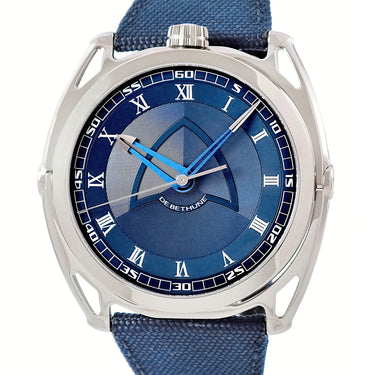 腕時計 ドゥ・ベトゥーン DE BETHUNE タイタンホーク DB27TIS3V2PS 自動巻き メンズ ギョウシェ ローマン ロイヤルブルー