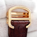 腕時計 カルティエ Cartier タンク ルイ カルティエ サファイア スケルトン WHTA0002 手巻き メンズ K18PG無垢 角型