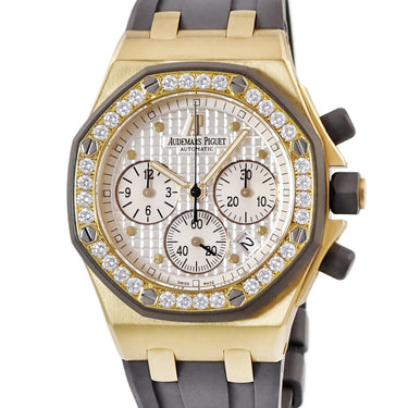 腕時計 オーデマピゲ AUDEMARS PIGUET ロイヤルオーク オフショア 25986AK.ZZ.D003CA.02 自動巻き メンズ K18YG無垢 純正ダイヤ
