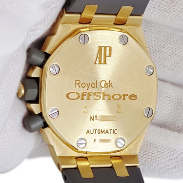 腕時計 オーデマピゲ AUDEMARS PIGUET ロイヤルオーク オフショア 25986AK.ZZ.D003CA.02 自動巻き メンズ K18YG無垢 純正ダイヤ